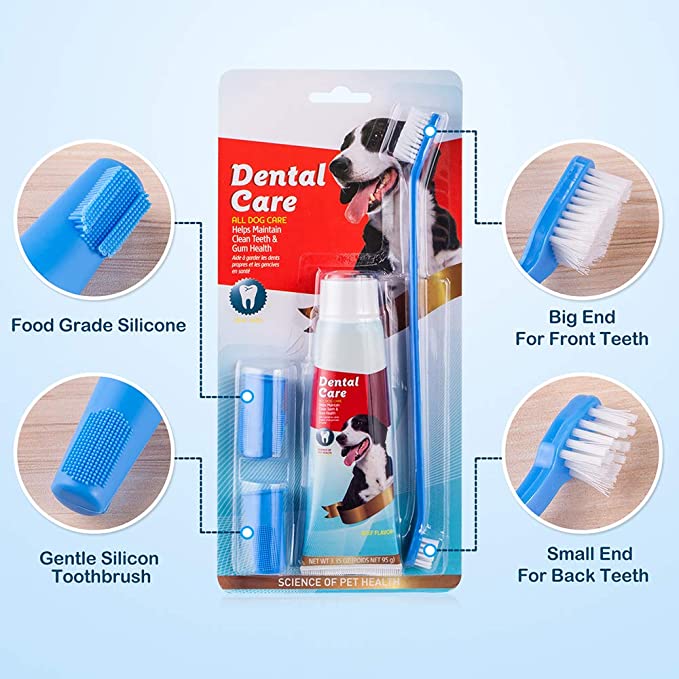DENTAL CARE Kit Dental Dedo + Pasta + Escobilla
