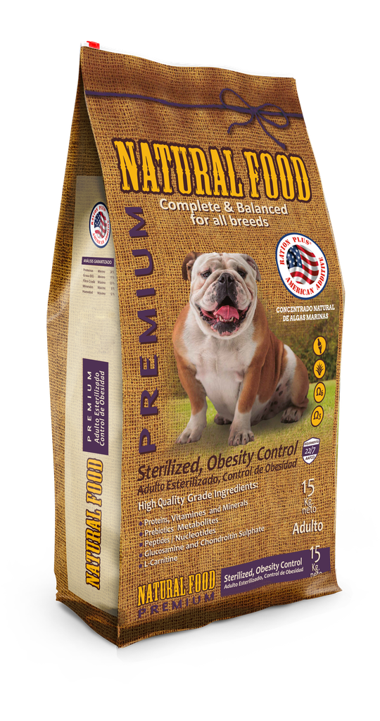 NATURAL FOOD Sterilized Dog, Obesity Control