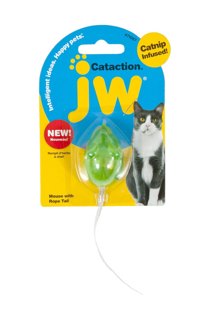 JW Cat Action Mouse With Tail