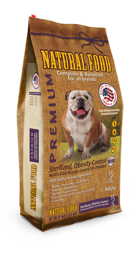 NATURAL FOOD Sterilized Dog, Obesity Control